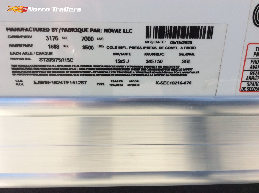 2026 Look 8.5' x 16' ELEMENT SE Enclosed Cargo trailer