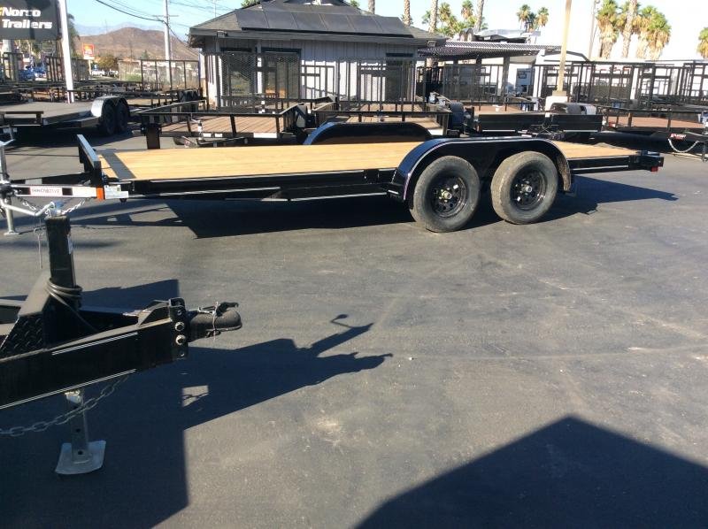 2025 Innovative Trailer Mfg. 83" x 18' Economy Wood Car Hauler Flatbed Trailer