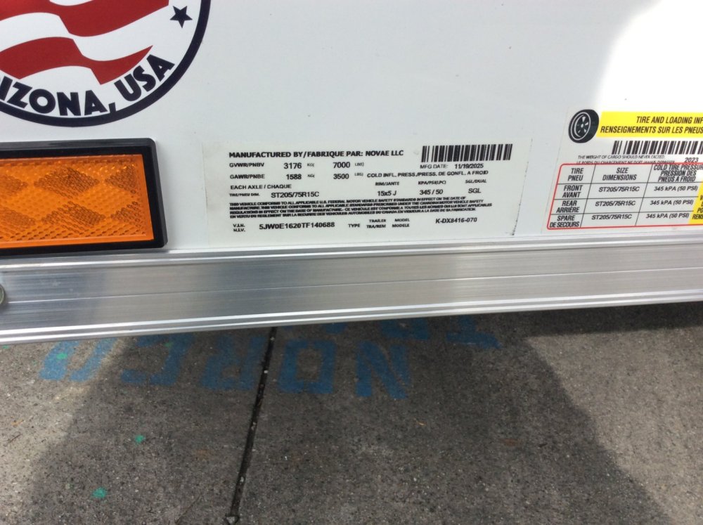 2026 Look 7' x 16' ST DELUXE Enclosed Cargo trailer