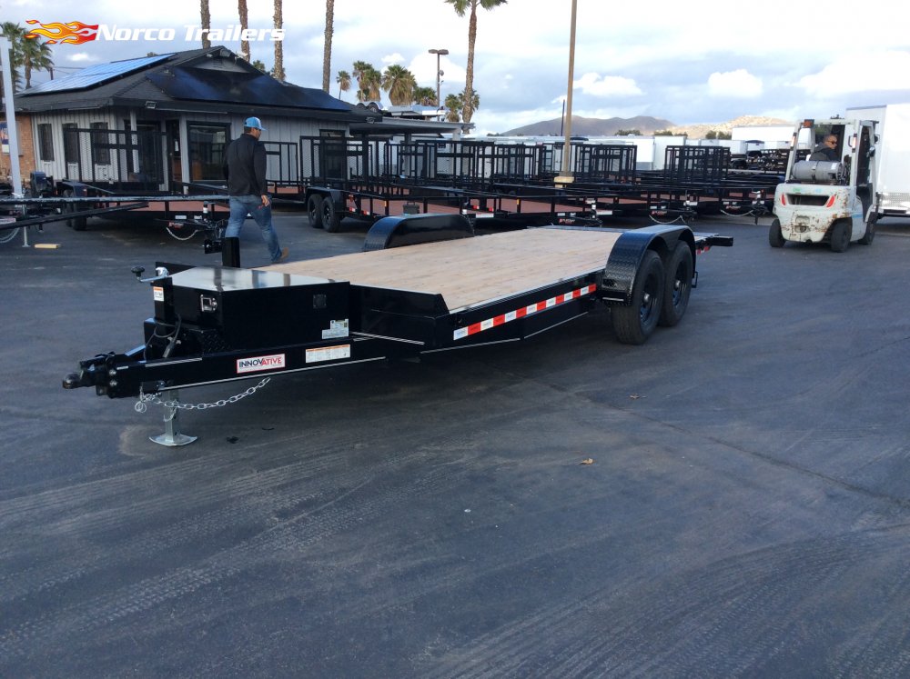 2025 Innovative Trailer Mfg. 82" x 20' Power Tilt Deck 14K Car Hauler Flatbed Equipment Trailer