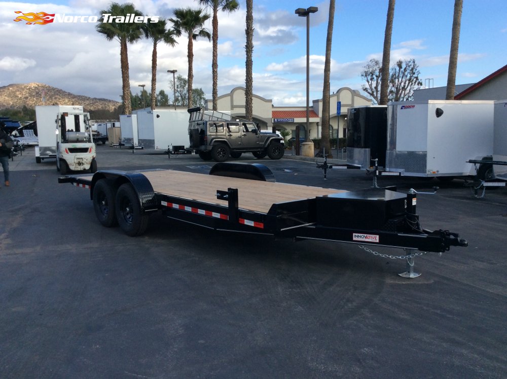 2025 Innovative Trailer Mfg. 82" x 20' Power Tilt Deck 14K Car Hauler Flatbed Equipment Trailer