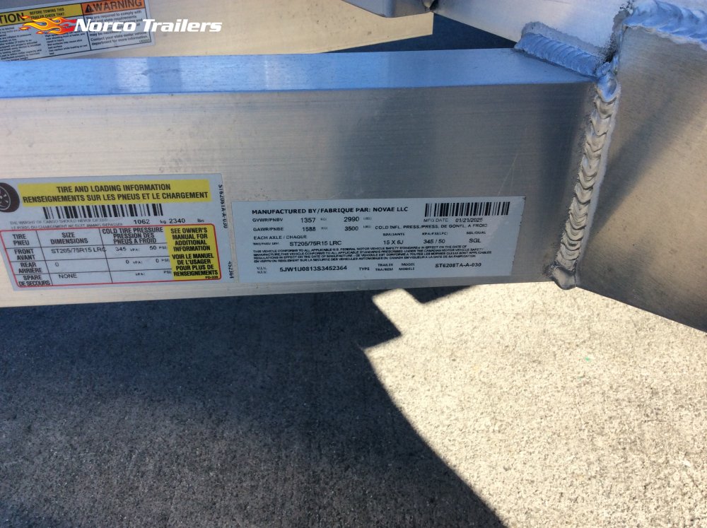 2025 Sure-Trac 8' x 8' UTILITY Utility trailer