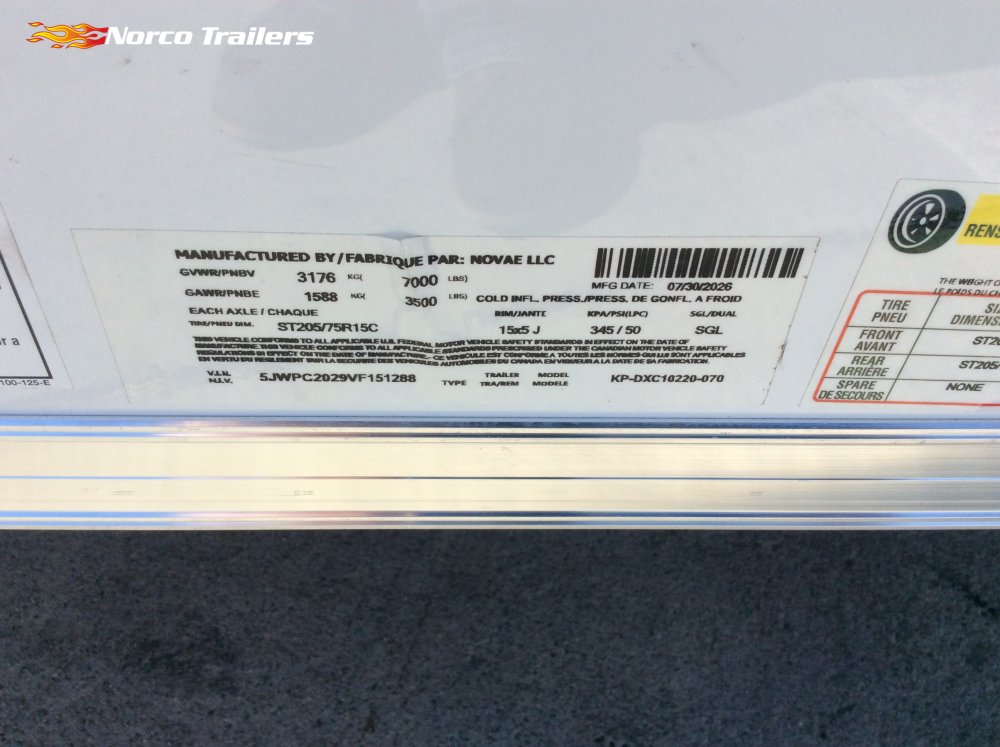 2027 Pace American 8.5' x 20' OBV DLX Enclosed Cargo trailer