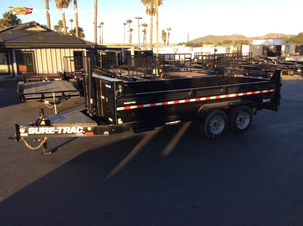 2025 Sure-Trac 7' x 16' DUMP Dump trailer