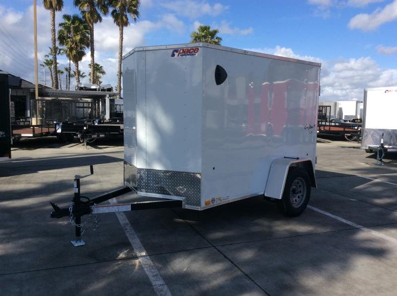 2024 Pace American OBV DLX 5' x 8' Enclosed Cargo Trailer