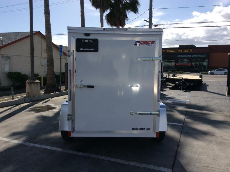 2024 Pace American OBV DLX 5' x 8' Enclosed Cargo Trailer