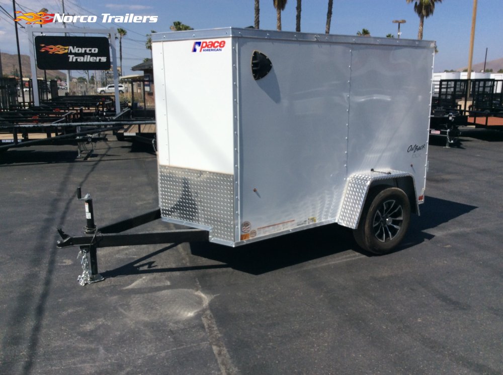 2026 Pace American 5' x 8' OB DLX Enclosed Cargo trailer