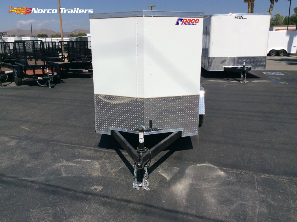 2026 Pace American 5' x 8' OB DLX Enclosed Cargo trailer