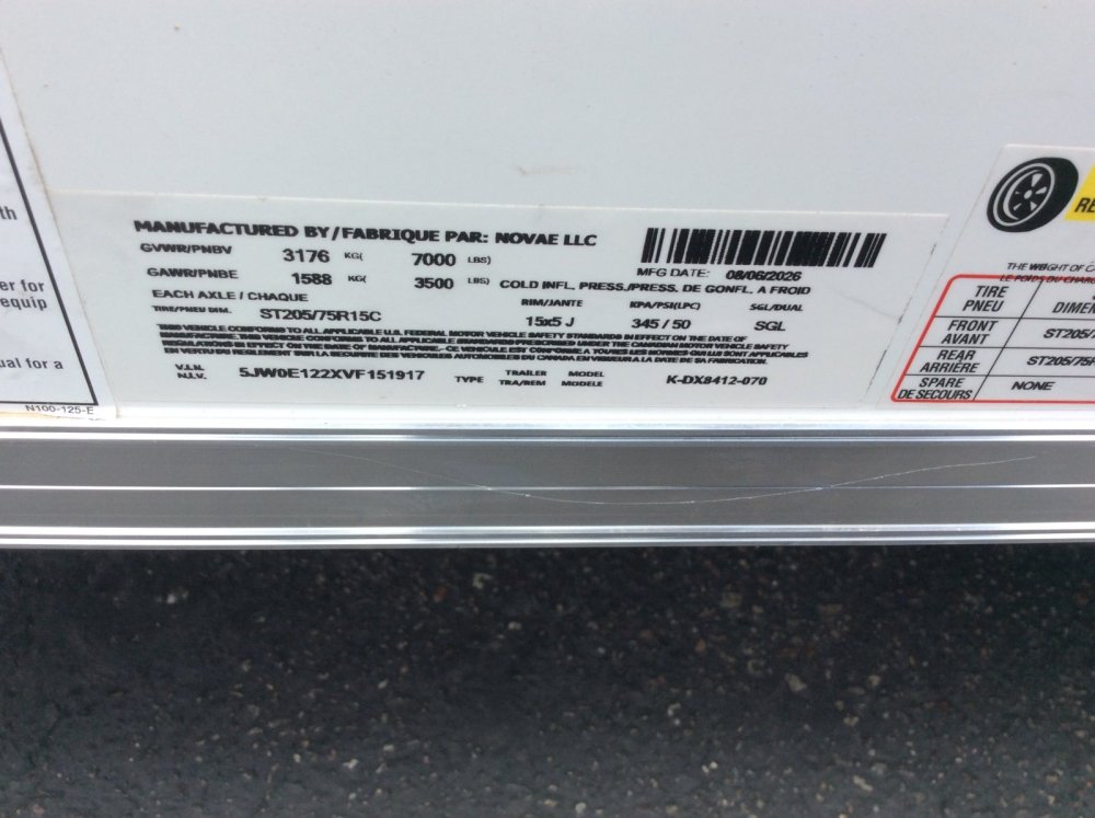 2027 Look 7' x 12' ST DLX Enclosed Cargo trailer