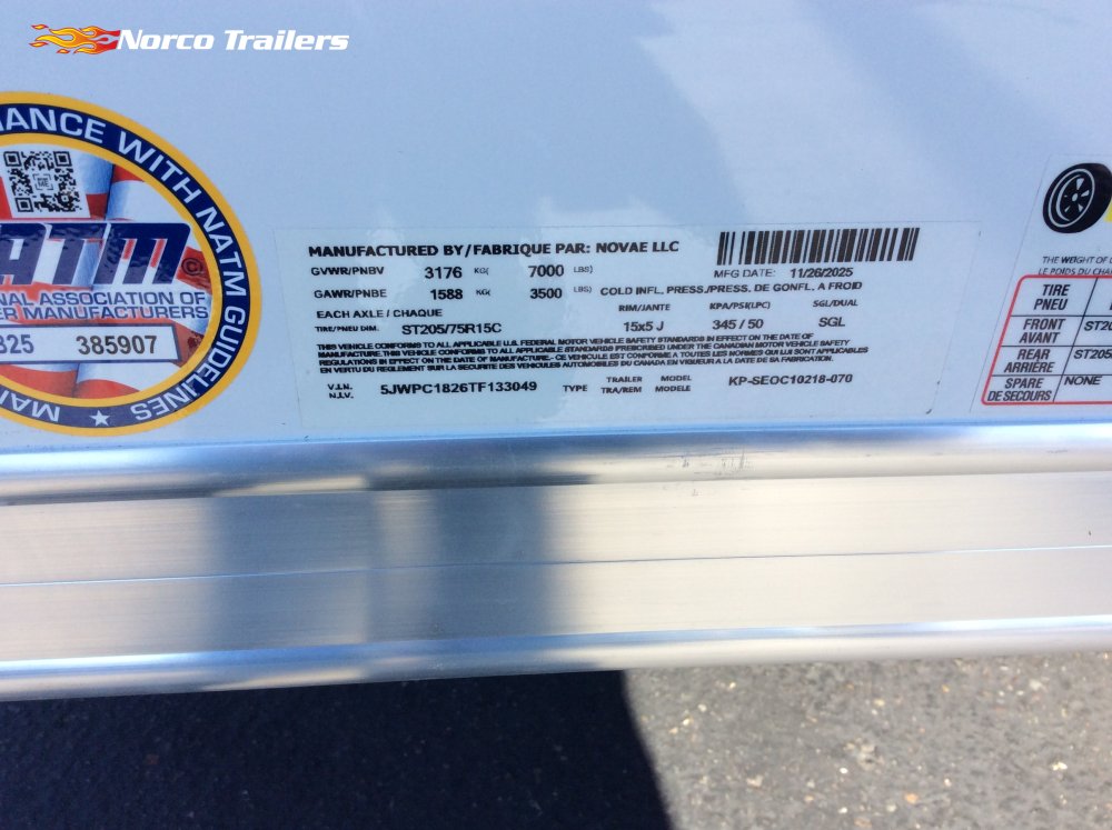 2026 Pace American 8.5' x 18' JOURNEY SE Car/Racing trailer