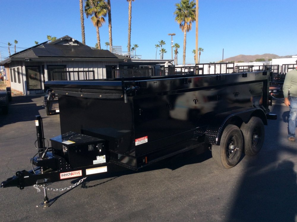 2026 Innovative 72" x 12' 10K 30" SIDES Dump trailer