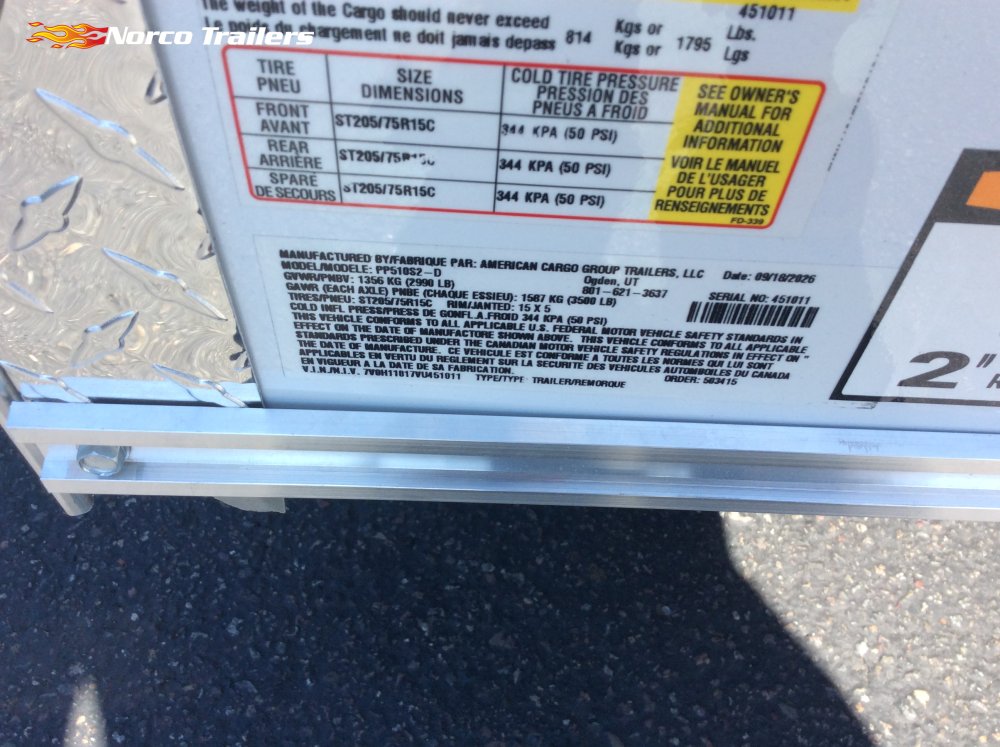 2027 Haulmark 5' x 10' PASSPORT Enclosed Cargo trailer