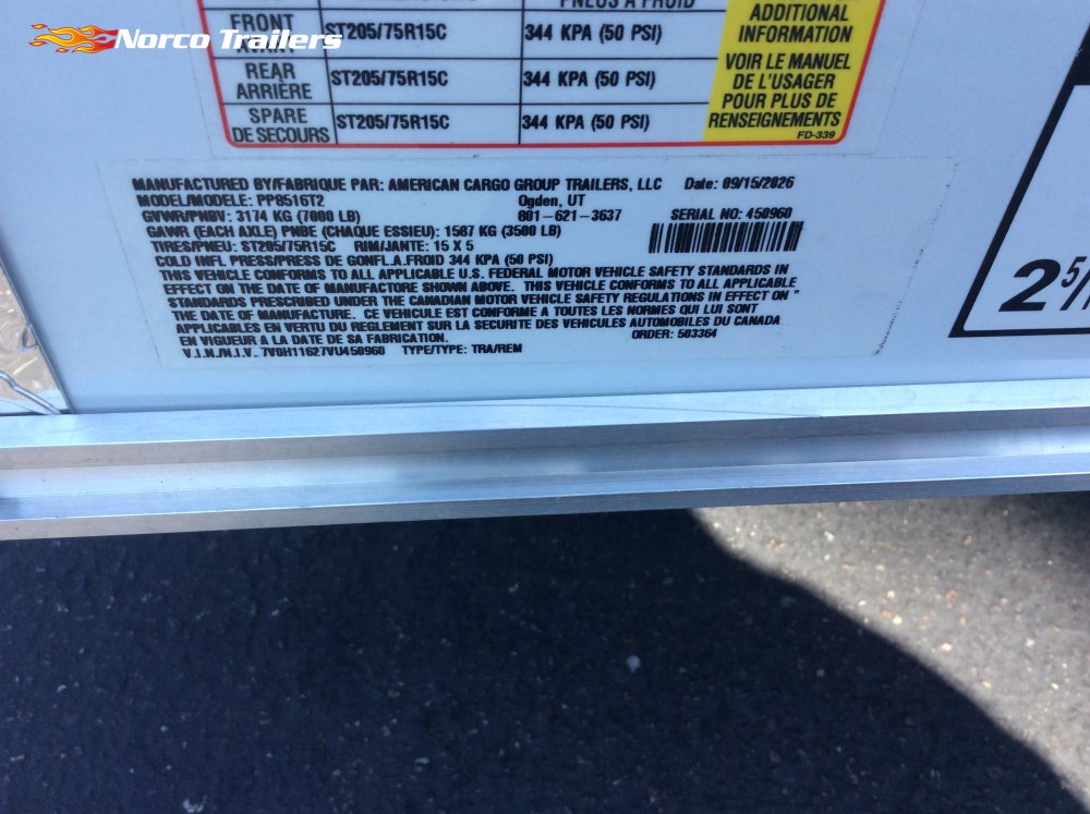 2027 Haulmark 8.5' x 16' PASSPORT Enclosed Cargo trailer