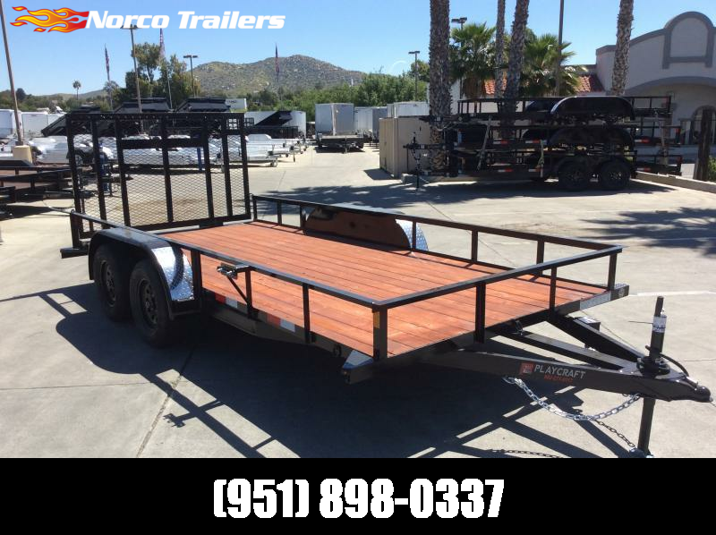 2024 Sun Country Playcraft 82" x 16 Tandem Utility Trailer