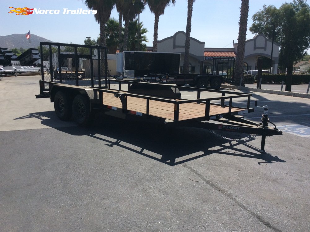 2024 Sun Country Playcraft 82" x 16 Tandem Utility Trailer