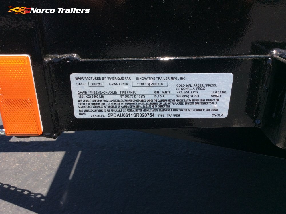 2024 Innovative Trailer Mfg 48" x 72" UTILITY Landscape trailer