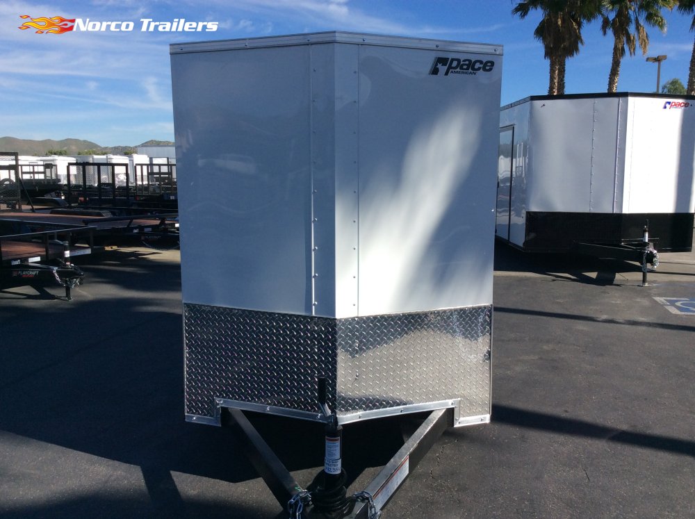 2026 Pace American 5' x 8' OB DLX Enclosed Cargo trailer