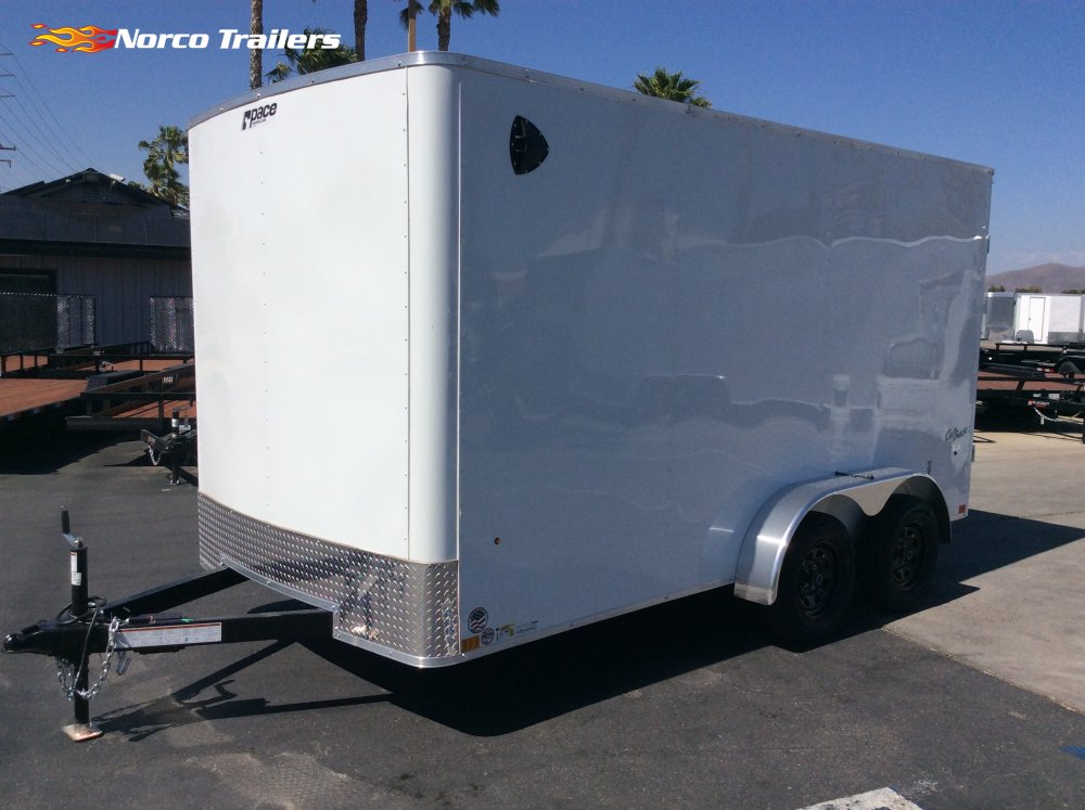 2025 Pace American 7' x 14' OB DLX Enclosed Cargo trailer