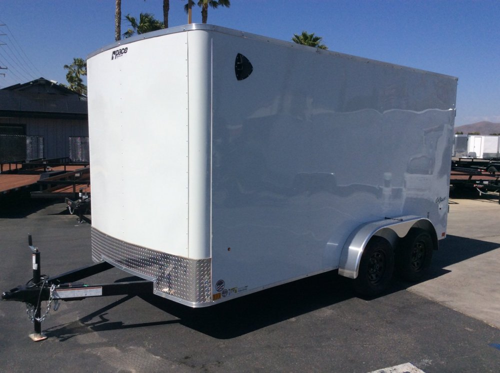 2025 Pace American 7' x 14' OB DLX Enclosed Cargo trailer