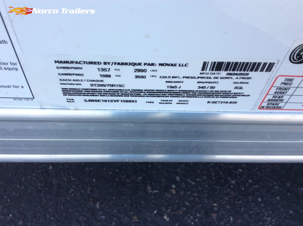 2027 Look 6' x 10' ELEMENT SE Enclosed Cargo trailer