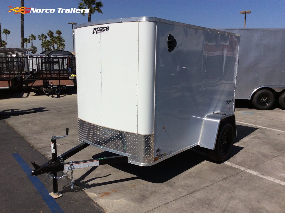 2025 Pace American 5' x 8' OUTBACK Enclosed Cargo trailer