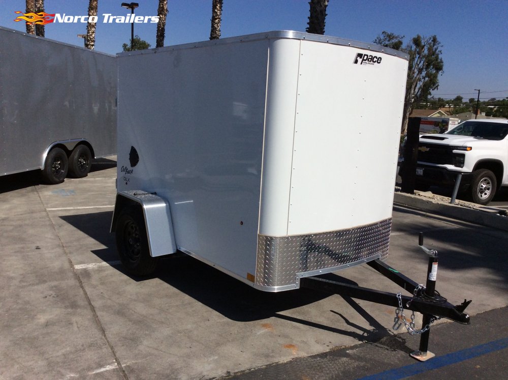 2025 Pace American 5' x 8' OUTBACK Enclosed Cargo trailer