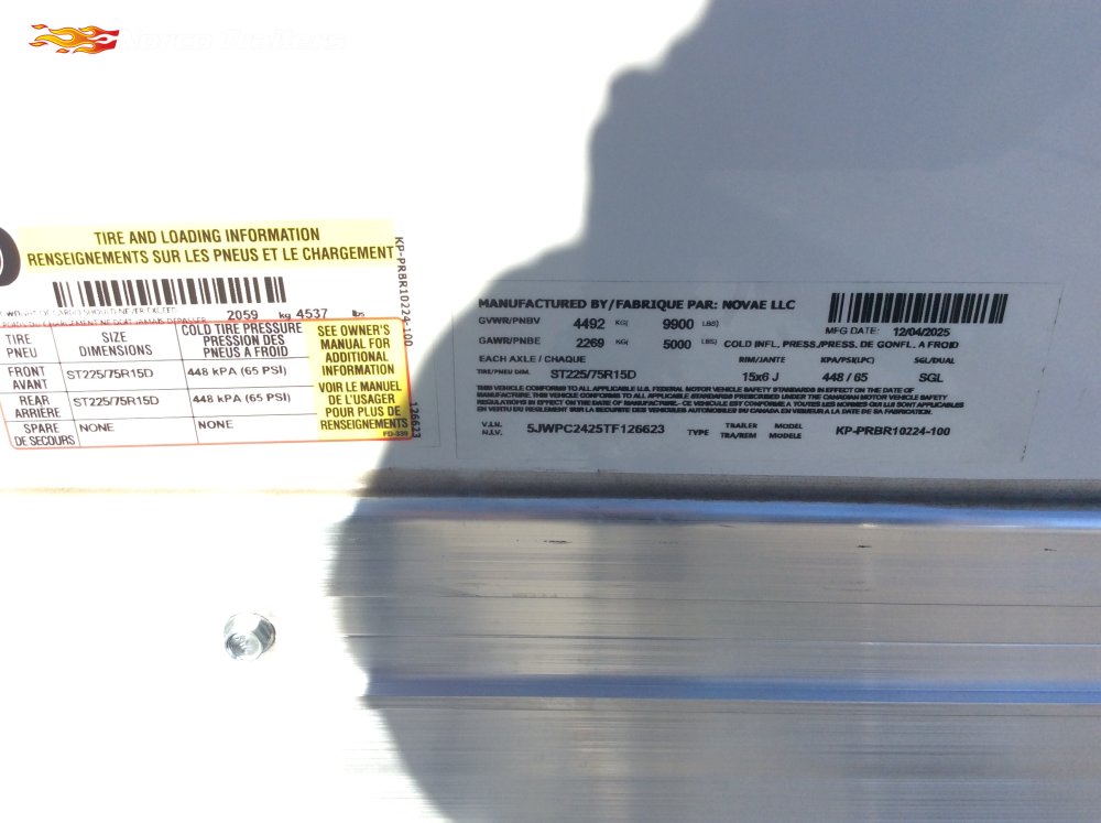 2026 Pace American 8.5' x 24' Shadow GT Car/Racing trailer