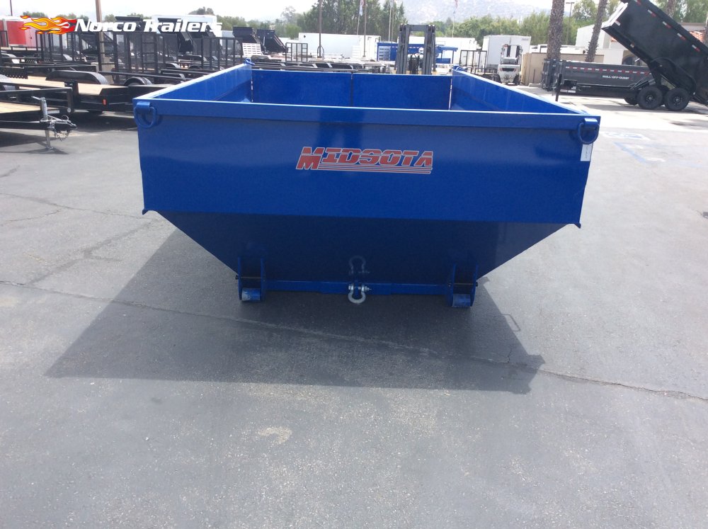 82"x14' Midsota 82 X 14 ROLL OFF BIN 15.5 CU YARD Roll Off Bin