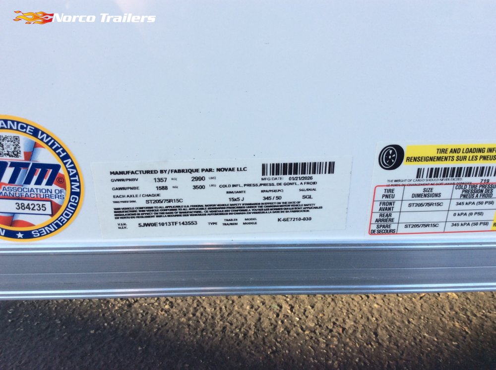 2026 Look 6' x 10' ELEMENT SE Enclosed Cargo trailer