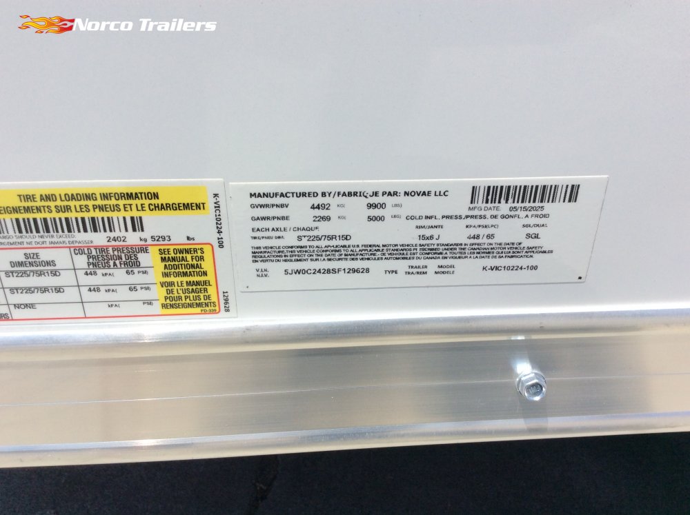 2025 Look Trailers 8' 5" x 24' VISION Car/Racing trailer