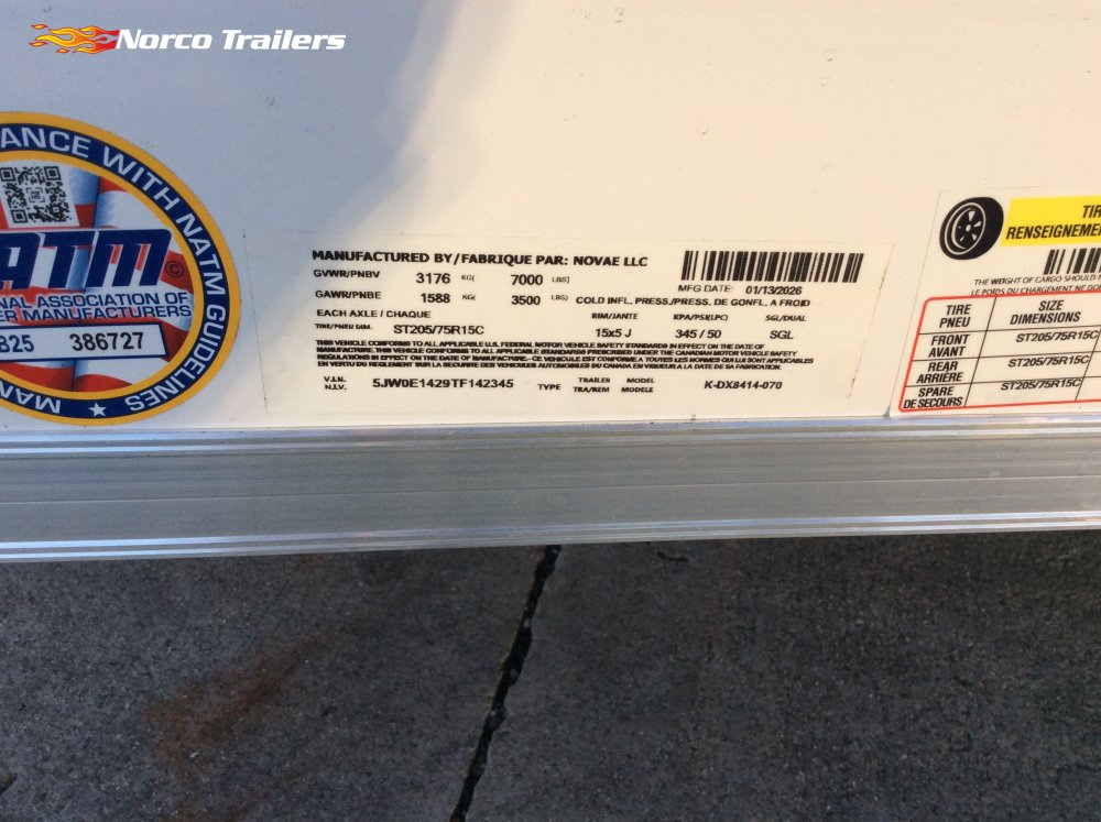 2026 Look 7' x 14' ST DELUXE Enclosed Cargo trailer