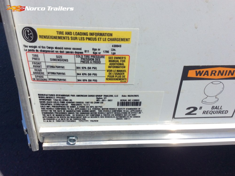 2026 Haulmark 6' x 10' PASSPORT Enclosed Cargo trailer