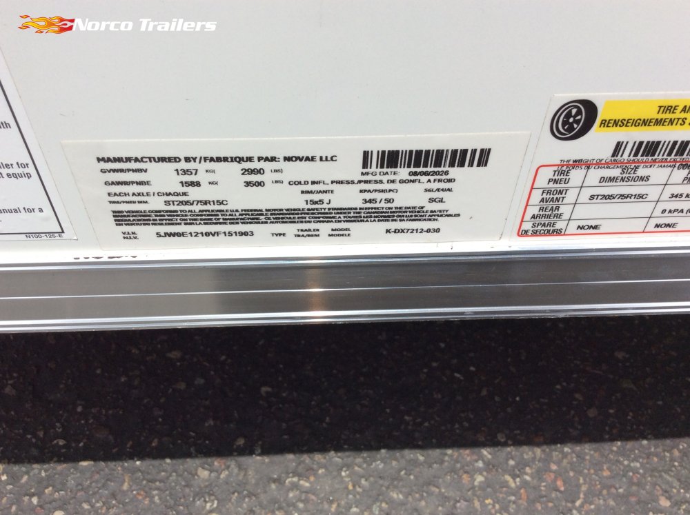 2027 Look 6' x 12' ST DLX Enclosed Cargo trailer