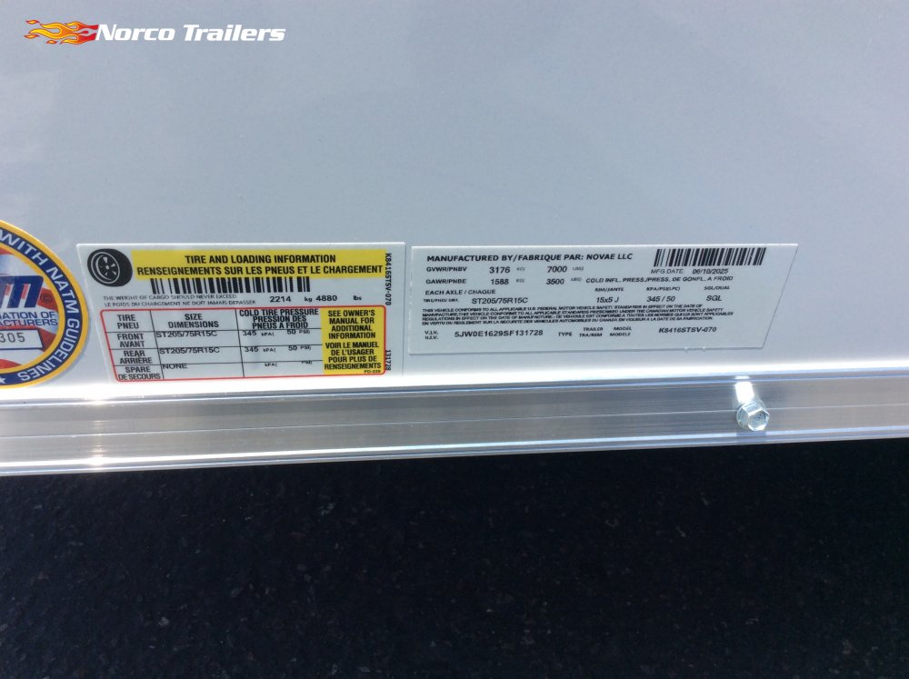 2025 Look Trailers 7' x 14' ST DELUXE Enclosed Cargo trailer