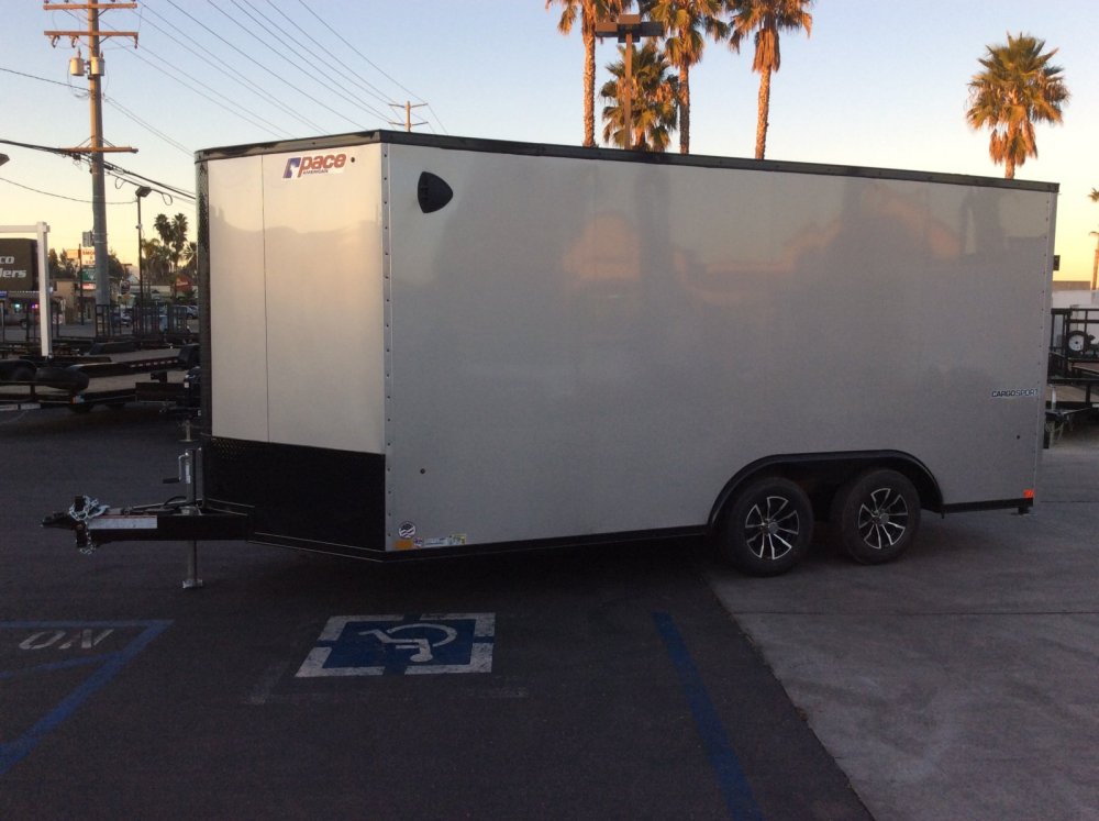 2026 Pace American 8.5' x 16' CARGO SPORT Car/Racing trailer