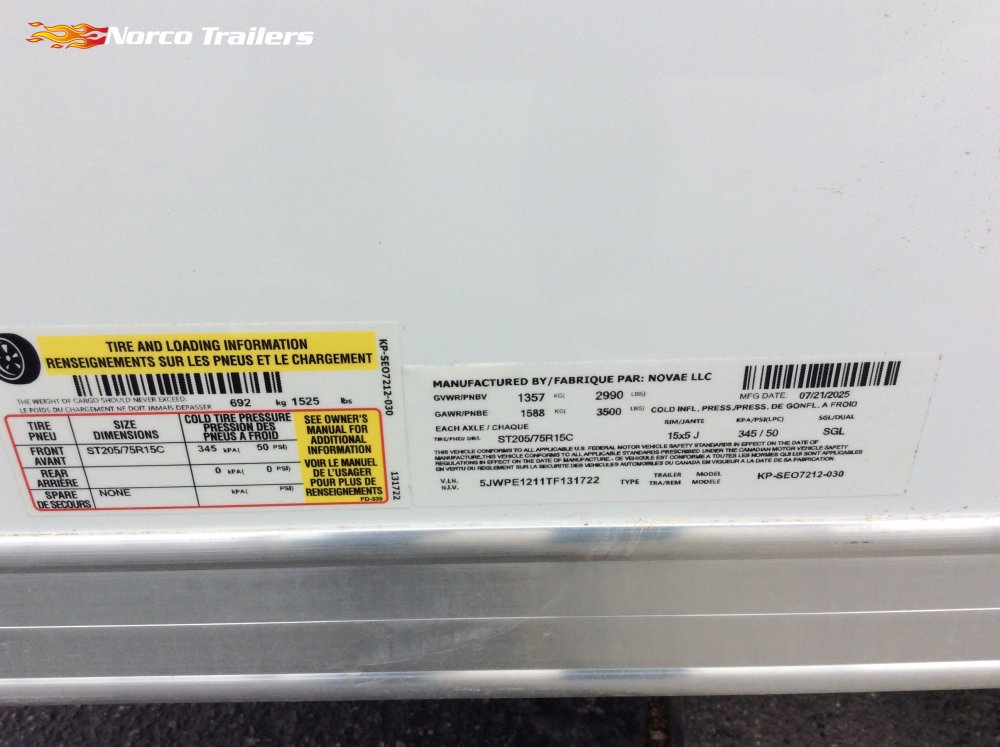 2026 Pace American 6' x 12' JOURNEY SE Enclosed Cargo trailer