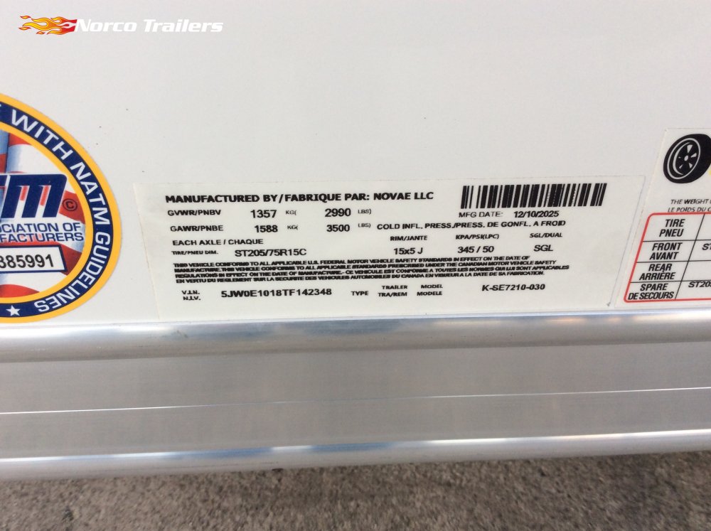 2026 Look 6' x 10' ELEMENT SE Enclosed Cargo trailer