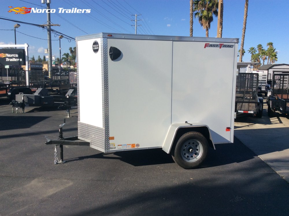 2027 Wells Cargo 5' x 8' FAST TRAC Enclosed Cargo trailer
