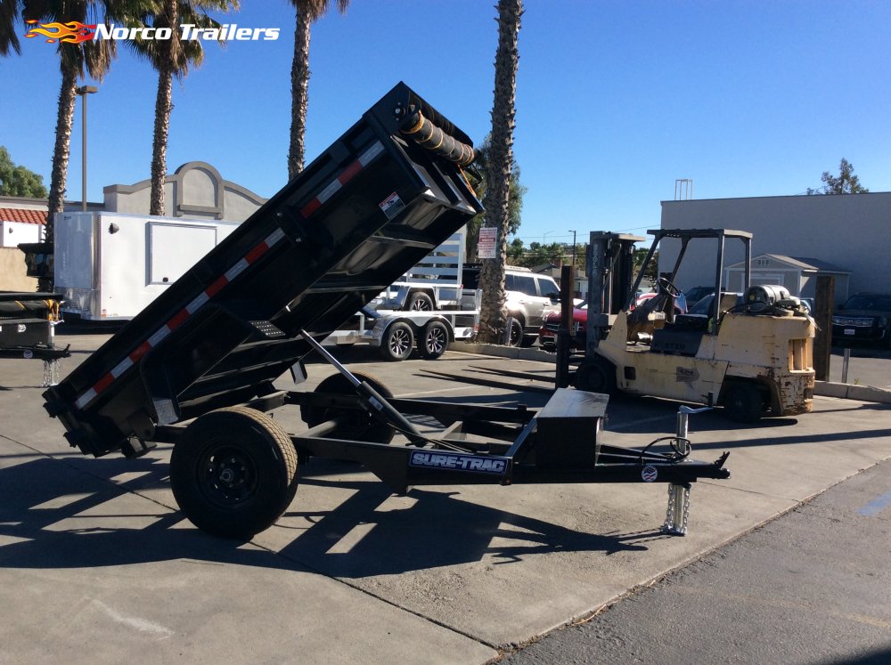 2025 Sure-Trac 5' x 8' 5K 24" sides Dump trailer
