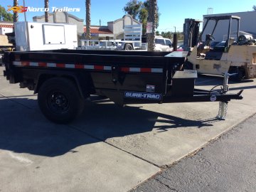 2025 Sure-Trac 5' x 8' 5K 24" sides Dump trailer