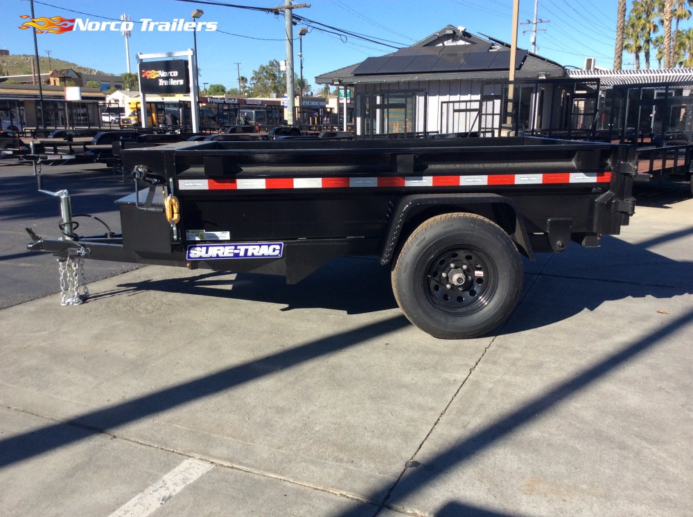 2025 Sure-Trac 5' x 8' 5K 24" sides Dump trailer