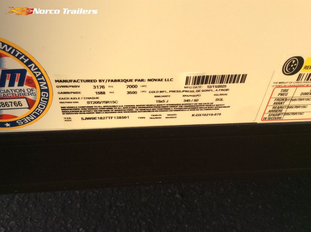 2026 Look 8.5' x 18' ST DELUXE Car/Racing trailer