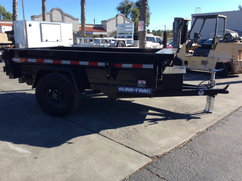 2025 Sure-Trac 5' x 8' 5K 24" sides Dump trailer