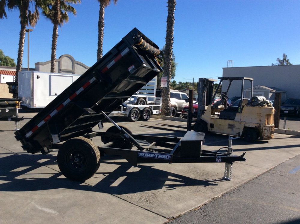2025 Sure-Trac 5' x 8' 5K 24" sides Dump trailer