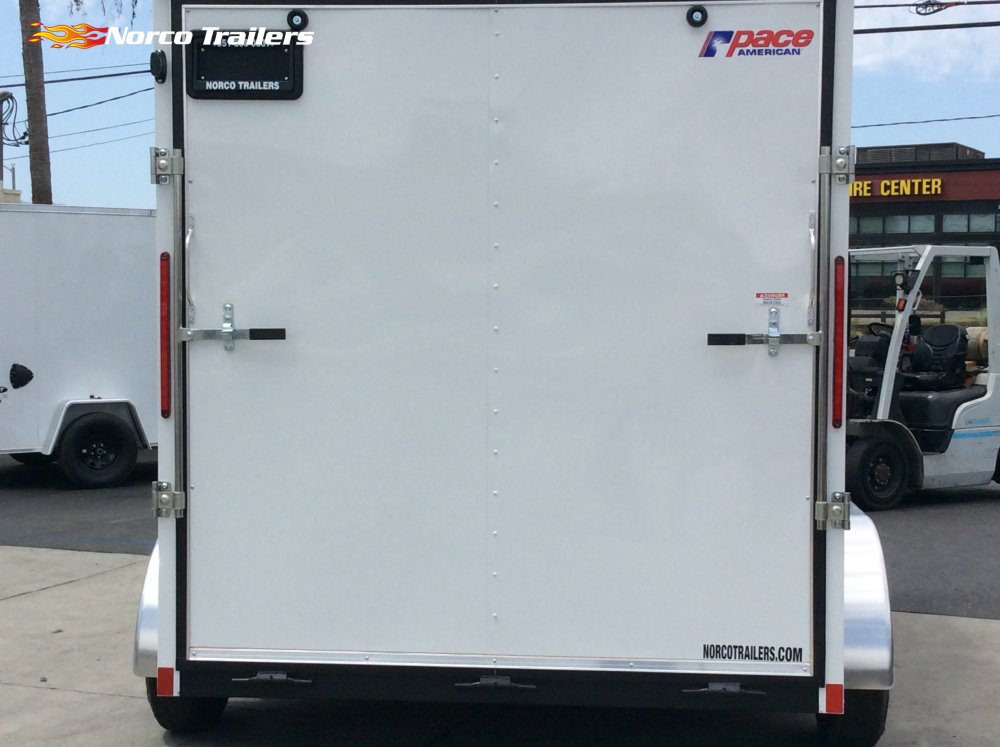 2027 Pace American 7' x 12' OB DLX Enclosed Cargo trailer