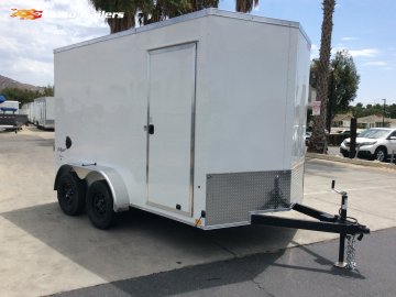 2027 Pace American 7' x 12' OB DLX Enclosed Cargo trailer