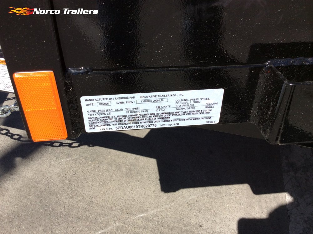 2026 Innovative Trailer Mfg 4' x 6' UTILITY Landscape trailer