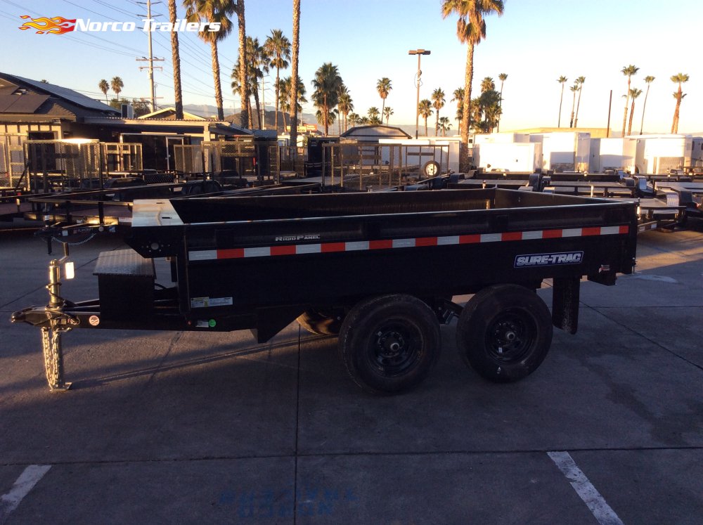 2025 Sure-Trac 6' x 10' 10K 24" SIDES Dump trailer