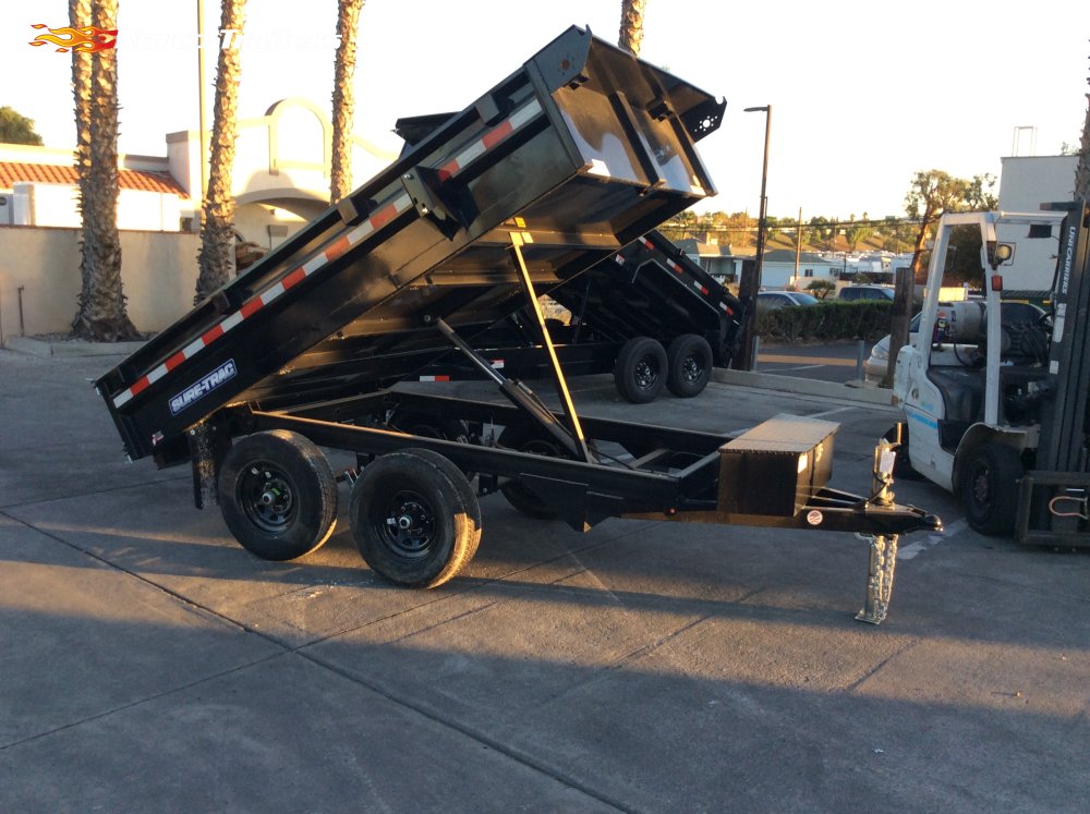 2025 Sure-Trac 6' x 10' 10K 24" SIDES Dump trailer
