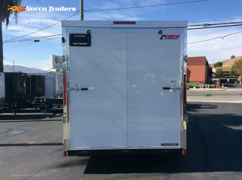 2027 Pace American 7' x 14' OB DLX Enclosed Cargo trailer